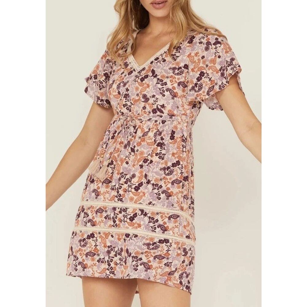 Idyllwind by Miranda Lambert Blossom Court Floral Dress Cottagecore Peasant S
